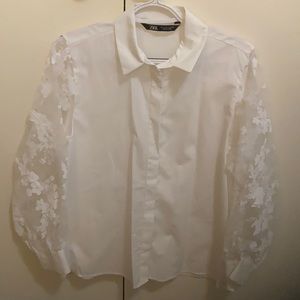 Zara Puff Sleeve Blouse